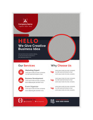 Enhance your brand visibility with this high-quality business flyer, designed for corporate marketing, product launches, and business events. Featuring a modern, sleek design with bold typography.