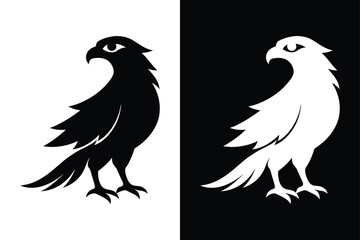 High-Quality Osprey Bird Silhouette Vector for Designers.