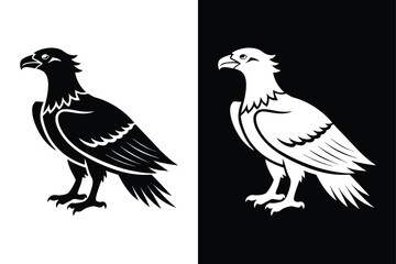 High-Quality Osprey Bird Silhouette Vector for Designers.