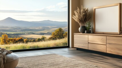 Large window with natural light illuminating a bright interior space in a modern architectural design