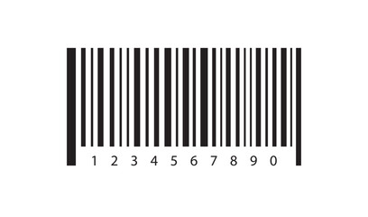 Scanning barcode icon. fake bar code sign icon for web design and  product distribution. vector.