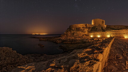 At night Under the cover of a dark sky Mnajdra com_002
