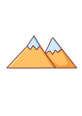 Vector Mountains &ndash; Minimalist and Scenic Landscape Illustration