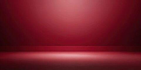 Obraz premium Deep Crimson Room A Simple, Elegant Background for Design Projects