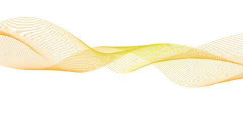 golden ribbon isolated on white background