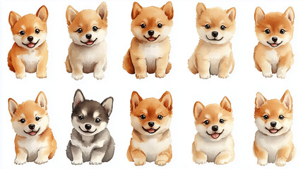 Fototapeta premium akita inu