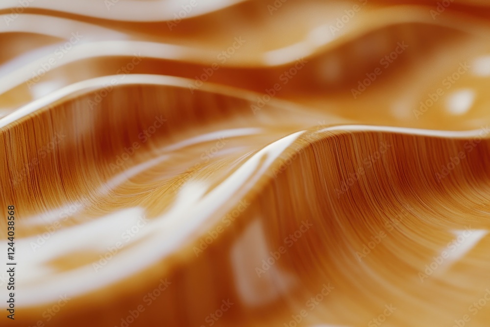 Poster A close-up shot of a wavy surface with texture and pattern