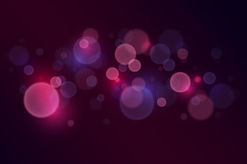 Abstract bokeh light effect background. Vector illustration
