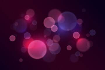 Abstract bokeh light effect background. Vector illustration