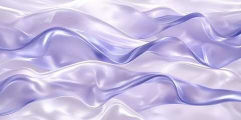 Obraz premium Seamless Pastel Lavender, Delicate 3D Low Profile Style, Gentle Light Wave Texture Background