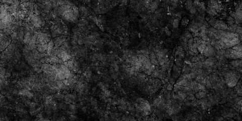 Abstract grunge background from black marble concrete stone wall texture, vintage distressed grunge texture with black charcoal wall surface, Rough Black wall slate texture of old grunge wall.