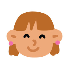 Fototapeta premium Women brown hair with ring with children style