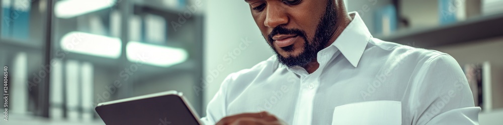 Poster a person looking at their cell phone, possibly checking messages or browsing the internet
