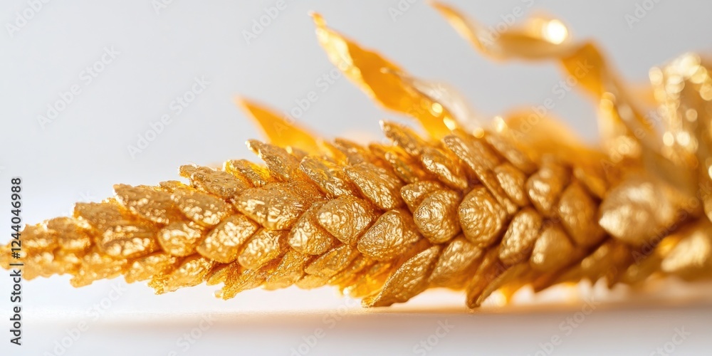 Poster a close-up shot of a pinecone on a table, ideal for use in nature-inspired designs or as a decorativ