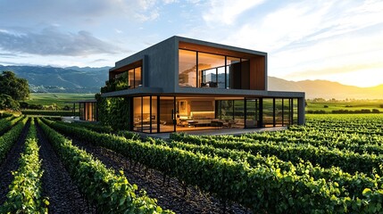 modern marlborough vineyard villa new zealand house
