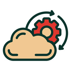 Cloud Computing Icon