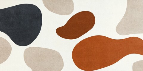 Obraz premium Abstract Colorful Shapes, Fluid Organic Design Elements, Artistic Textures and Patterns, Modern