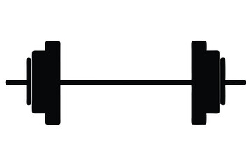 dumbbell isolated on white