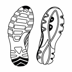 vector illustration of shoes