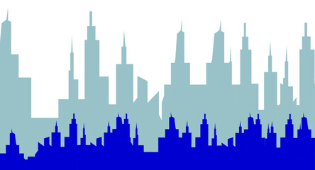 Obraz premium city ​​symbol silhouette 3d illustration