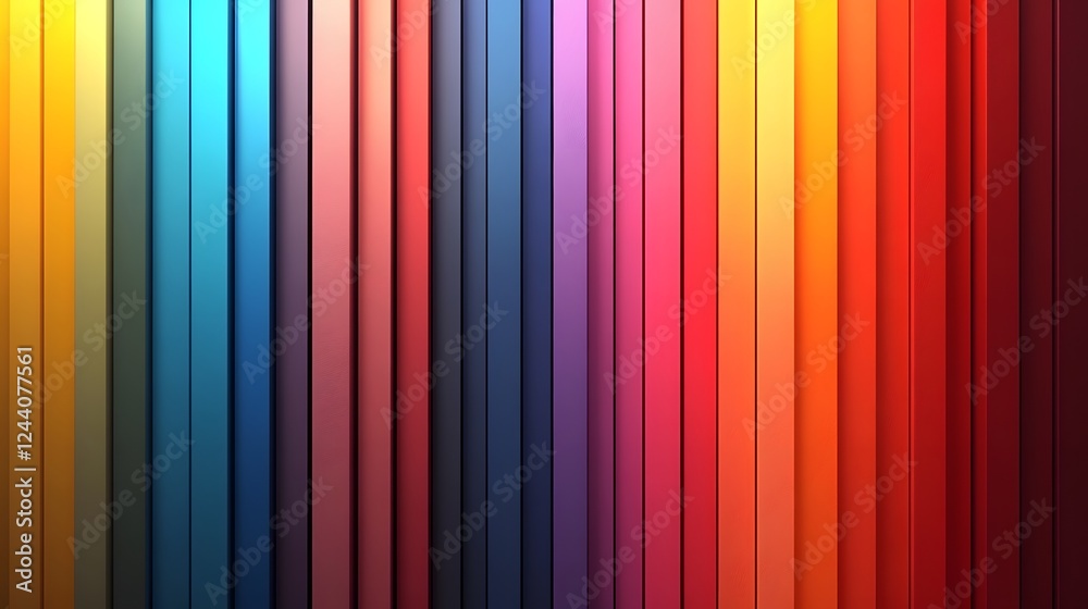 Aufkleber Stunning abstract background with vibrant multicolored gradient and geometric patterns  This dynamic and eye catching design can be used for a wide range of creative and purposes