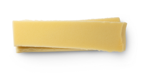 Two pieces of foam rubber isolated on transparent background