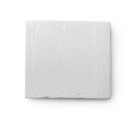 Foam sheet isolated on transparent background