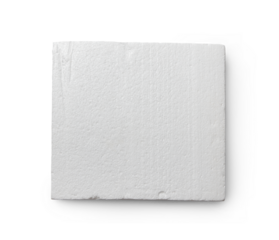 Foam sheet isolated on transparent background