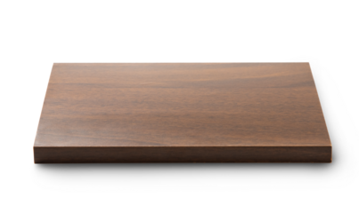 Laminated board isolated on transparent background