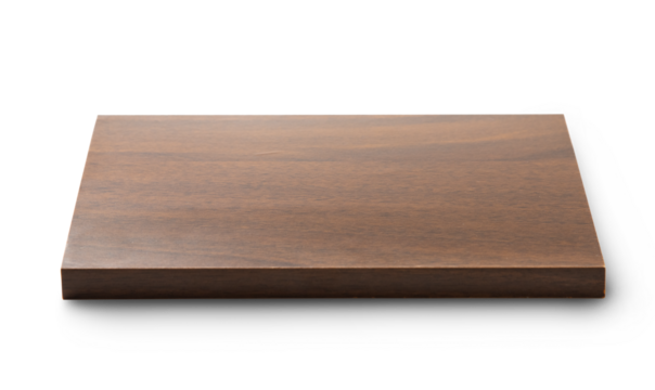 Laminated board isolated on transparent background