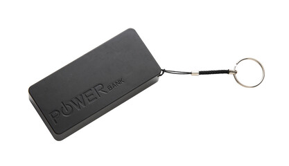 Power bank isolated on transparent background