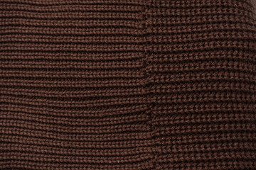 Brown sweater texture as a background.