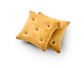 Cracker isolated on transparent background
