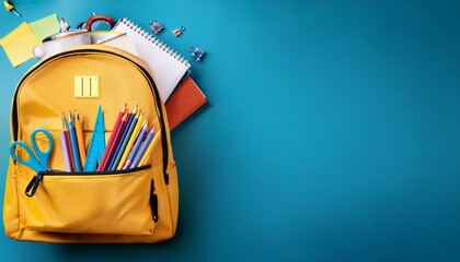 Back to school education banner background