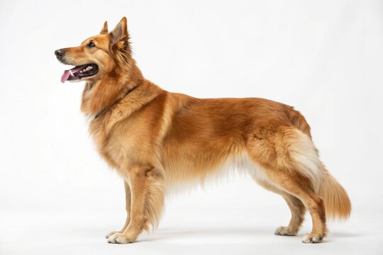 Drever dog isolated on white background