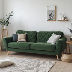 modern living room with sofa