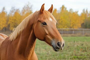 Fototapeta premium Horse pasture. Russia.