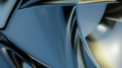 Abstract chrome gradient texture