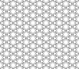 Black and white seamless abstract pattern. Background and backdrop. Grayscale ornamental design.