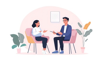 Experienced Business Mentor Guiding Young Entrepreneur in Defining Clear Vision and Actionable Strategy for Their Startup Company