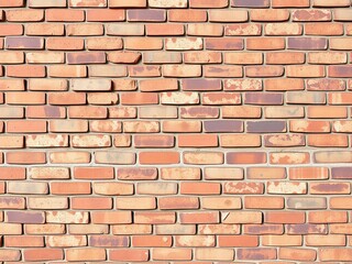 Obraz premium Distressed Brick Wall Texture: Weathered and Timeworn Charm