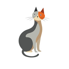 Adorable Cute Cate vector