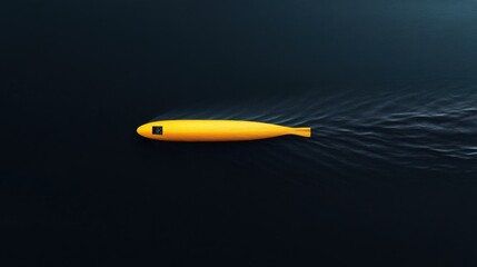 Fototapeta premium Illustration that represents the concept of Autonomous Underwater Vehicles