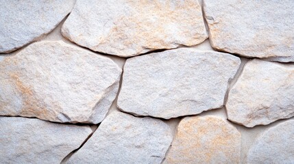 Obraz premium Granite stone wall texture showcasing natural stones with a raw finish and earthy tones for construction and design inspiration