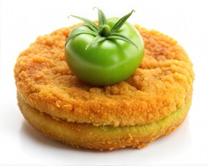 tomato and cheese sandwich on white.