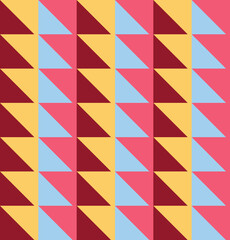Obraz premium Vibrant Geometric Triangle Pattern