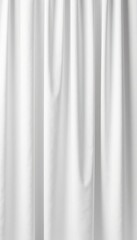 Fototapeta premium Crisp white cotton curtain backdrop, sharp creases , backdrop, neutral