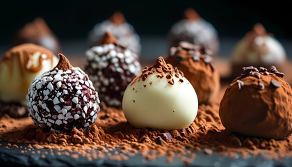 a chocolate covered dessert