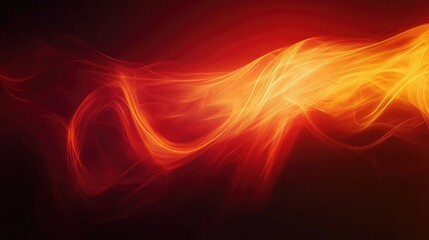 Obraz premium Minimalist design background with a golden amber gradient, transitioning into a deep fiery red, exuding elegance.