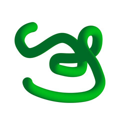 Abstract 3D Fluid Shapes